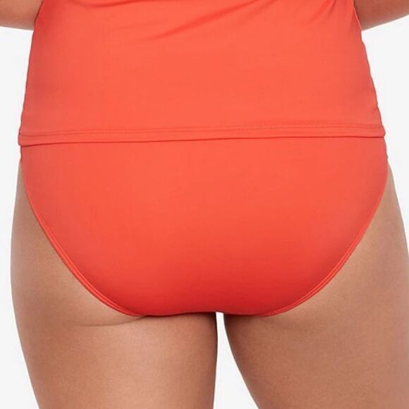 LAUREN Ralph Beach Club Solid Hipster Bottoms swimming suit Sunset 14, swimwear - Picture 7 of 14